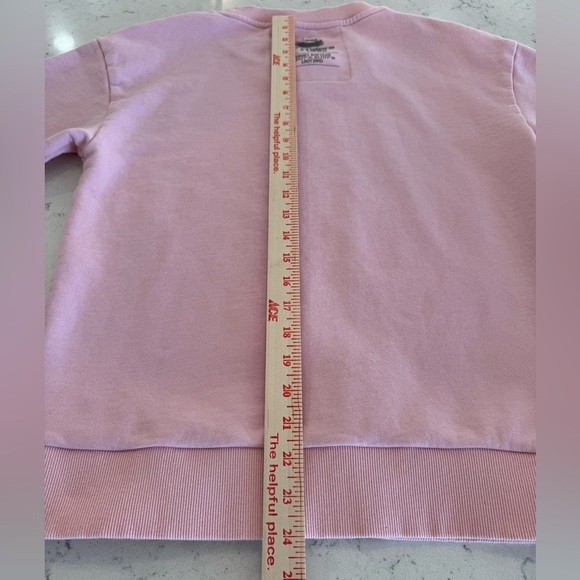 Strangers*Only SUP CLUB CREWNECK Pink 100% French Terry Cotton Sz L - Picture 9 of 13